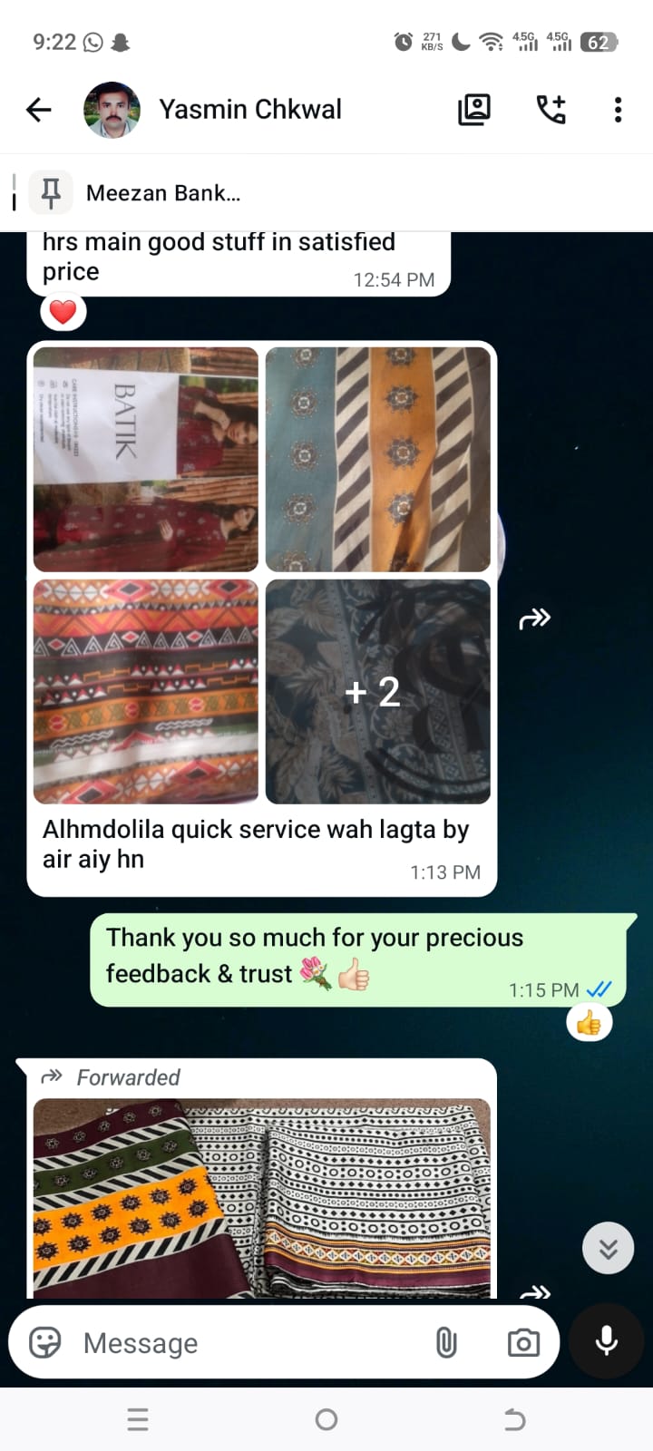Alhmdolillah hmary customer
